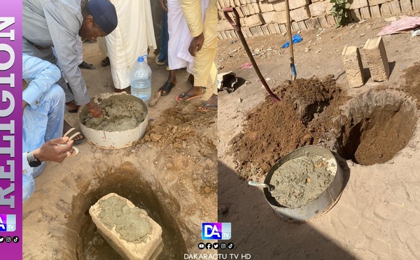 Jaxaay : pose de la première pierre de la Grande  Mosquée de l'unité 12A par les autorités locales