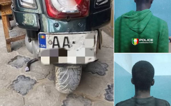 Grand Yoff : deux individus interpellés pour vol de motocyclette par escalade