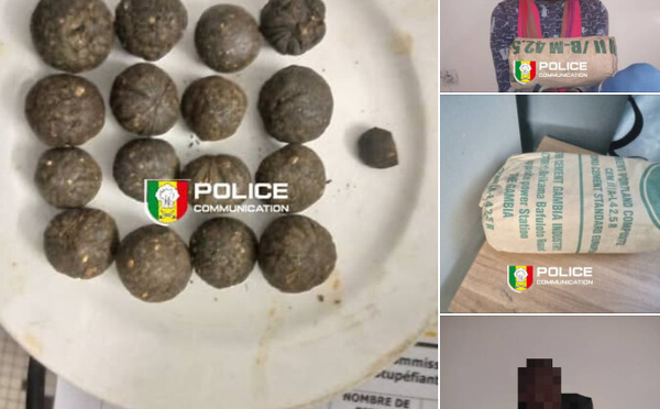 Trafic de drogue : saisie de chanvre indien et de haschich sur deux individus par la BRS de Ziguinchor