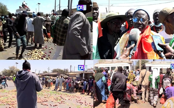 Zone des Niayes- problème de commercialisation: les maraîchers déversent leurs productions sur la route