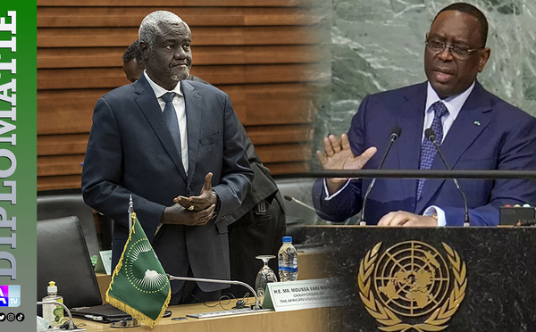 Soutien de taille pour Macky Sall : Moussa Faki Mahamat appuie sa candidature à l’ONU