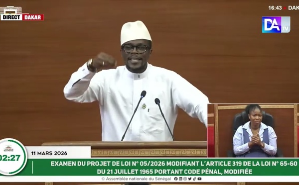 Abdou Mbow: « Ñi porté projet de loi bi, ak ñiko voté, ñoy badienu Goor Jigeen Yi… »