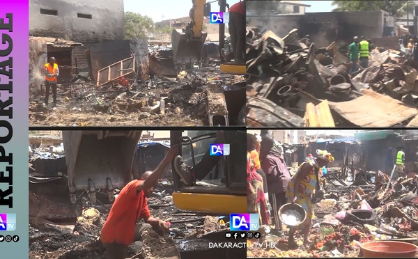 Incendie au marché  Rebeuss : d’importants dégâts matériels, commerçants et riverains appellent à l’aide