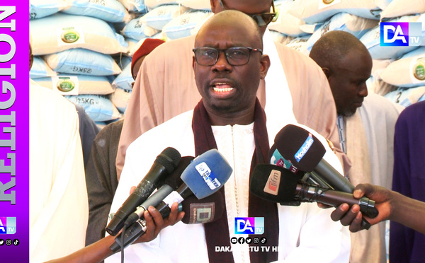 TOUBA- Sokhna Bali Mbacke distribue plus de 13 tonnes de riz aux daara et familles démunies de Touba