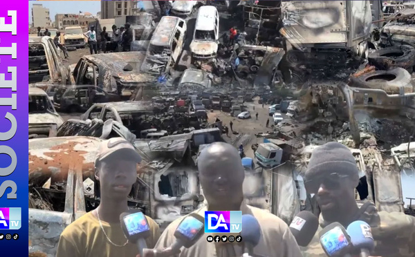 Incendie dévastateur à Keur Massar : 18 véhicules réduits en cendres, des pertes lourdes et des questions sans réponses