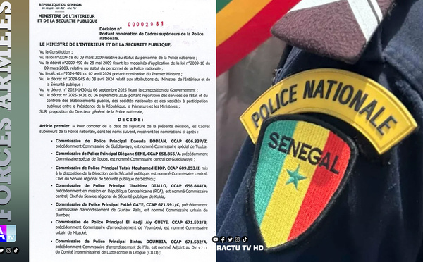 Vaste jeu de chaises musicales à la Police nationale : Une trentaine de commissaires changent de poste