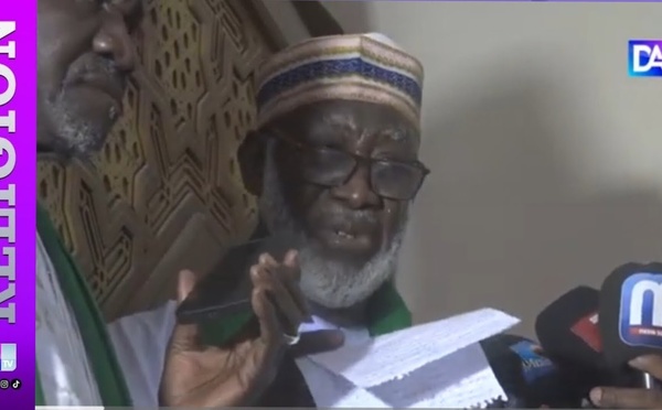 Korité-Priére à la Mosquée Omarienne:  l'Imam Thierno Seydou Mountaga Tall  lance un appel fort à la tolérance et à l’éducation