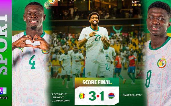 10 matchs sans défaite : le Sénégal arrache encore la victoire face à la Gambie