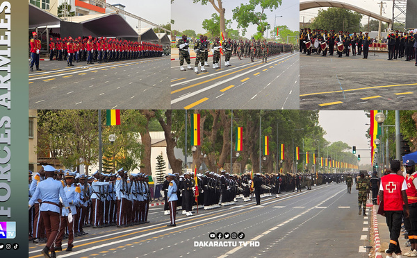 Thiès: les images de la répétition générale du défilé du 04 avril 2026