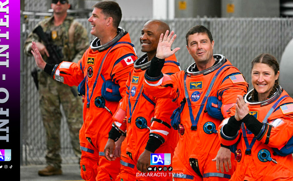 Quatre astronautes sont partis vers la Lune pour la première fois depuis un demi-siècle
