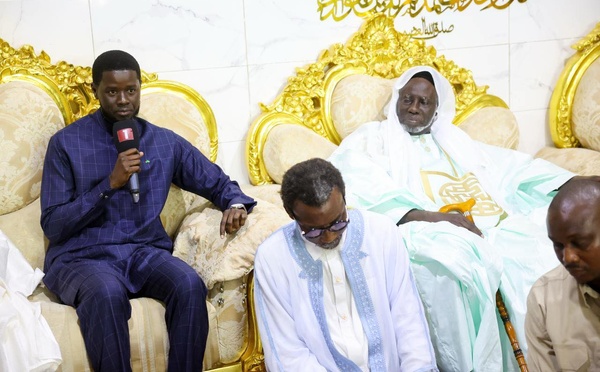 Thiès: Le président Diomaye reçu par le Khalife de Keur Mame El Hadji...