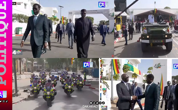 Défilé du 4 avril: Le président de la République vient d'arriver à l'avenue Caen de Thiès