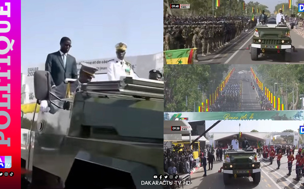 Fête de l'indépendance- 4 Avril 2026 : Revue des troupes par le  PR Bassirou Diomaye Faye