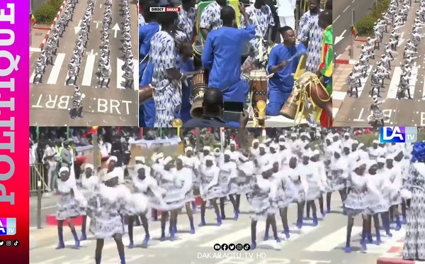 Défilé 4 Avril - Guédiawaye : les majorettes du lycée Kennedy enflamment le public