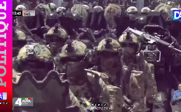 Défilé militaire : les unités d’élite sénégalaises illustrent leur savoir-faire opérationnel