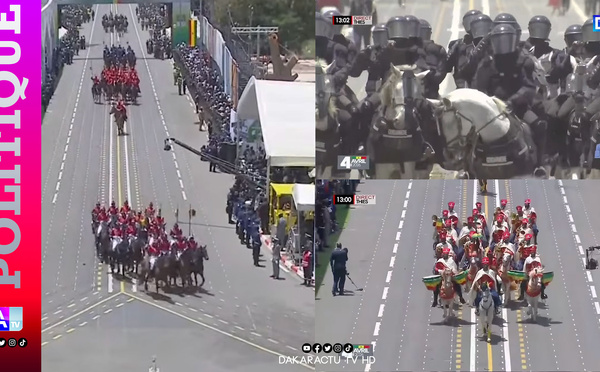 Majesté en mouvement : l’unité montée de la cavalerie  sublime le défilé de l’indépendance