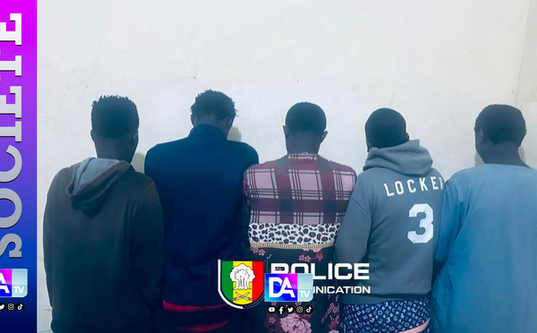 Actes contre-nature et mise en danger de la vie d’autrui: 5 individus interpellés à Yeumbeul Sud