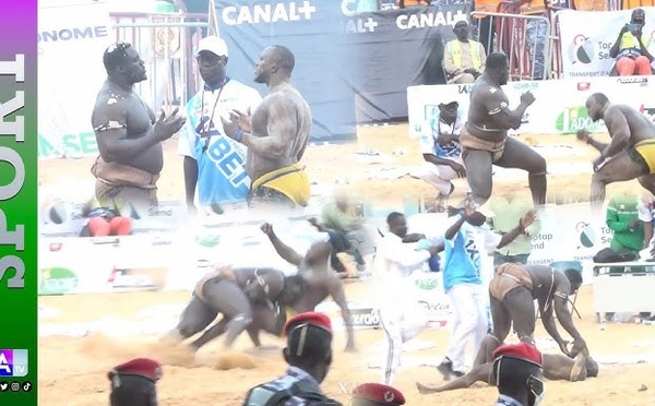 Lutte : Après sa défaite face à Sa Thiès, Modou Lo félicite son vainqueur et remercie ses supporters