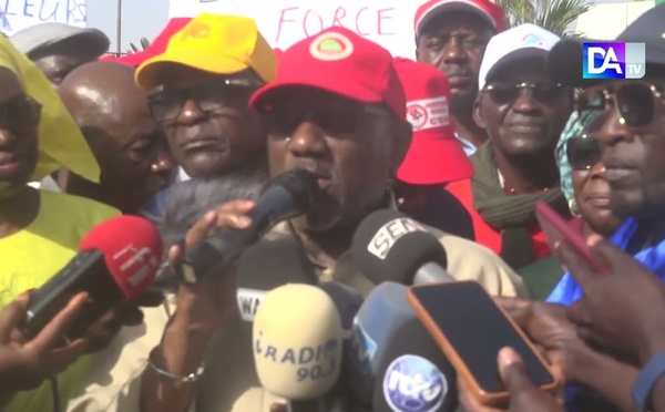 Marche du Front syndical pour la Défense du Travail  : la CNTS interpelle l’État sur les urgences sociales