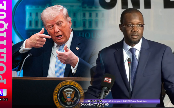 « Trump n’est pas un homme de paix, mais de déstabilisation du monde » : Ousmane Sonko charge les États-Unis et leurs alliés