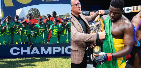 Championnat Africain de football scolaire de la CAF 2026 : Diomaye Faye  félicite les lionceaux pour leur sacre et Adama Diop, champion des poids lourds en MMA