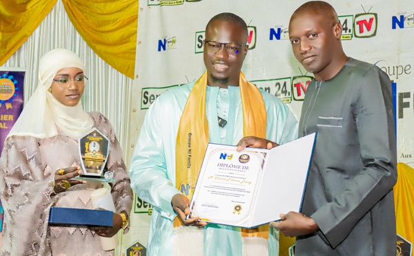Thiès: Cheikh Tidiane Dieng parraine le Gala des Légendes du Sport et s'adjuge le  titre de Meilleur Jeune Entrepreneur de Thiès.