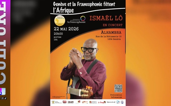 Genève : Ismaël Lô en concert à l’Alhambra pour célébrer l’Afrique et la Francophonie