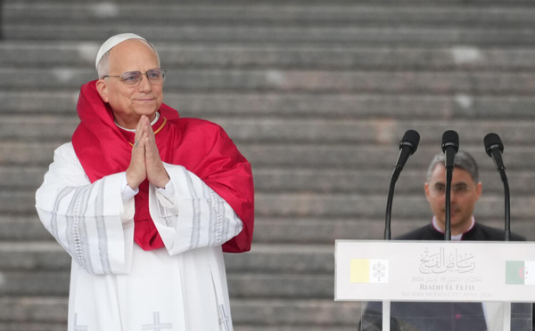 Visite du pape en Algérie: devant le monument aux martyrs d'Alger, Léon XIV appelle au «pardon»