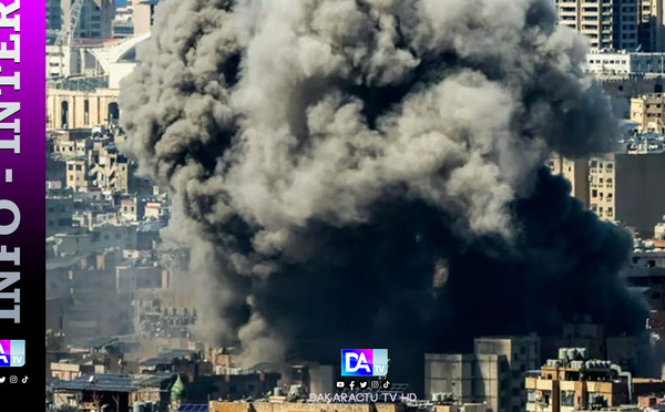 Liban: l'armée israélienne frappe au sud de Beyrouth, le Hezbollah tire des roquettes sur Israël