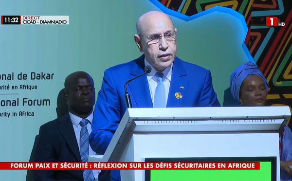 Le président El-Ghazouani au forum de Dakar : « L’intégration n’est pas une ambition, c’est une nécessité »