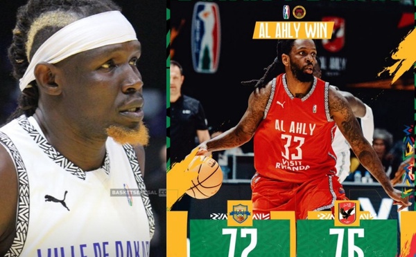 Basket-BAL : l’ASC Ville de Dakar enchaîne une deuxième défaite face à Al Ahly (72-76)