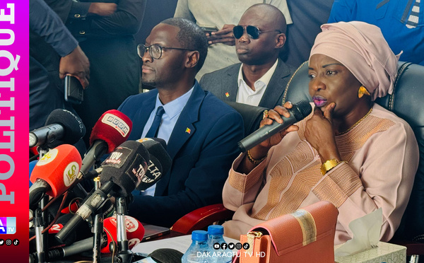 La coalition « Diomaye Président » par la voix de sa superviseur générale Aminata Touré présente quatre avant-projets de réformes institutionnelles et électorales