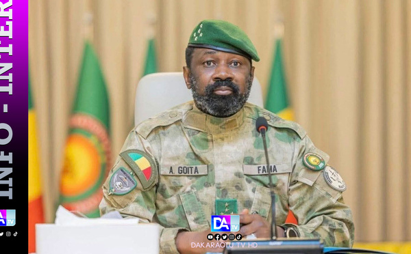 Attaques au Mali: "La situation est maîtrisée", affirme le chef de la junte Assimi Goïta