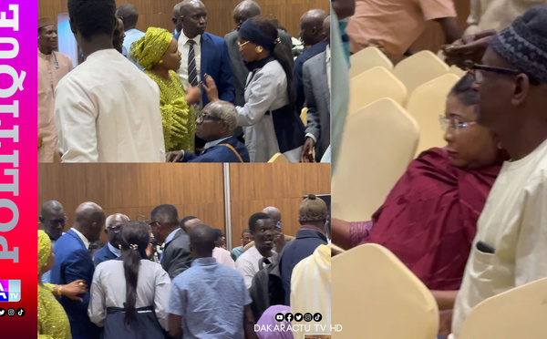 Rencontre avec les partis politiques : Les travaux suspendus après une altercation entre un membre de la coalition Diomaye Président et Mame Diarra Fam