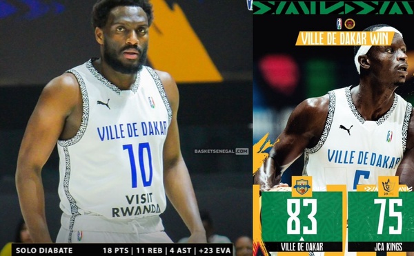 BAL 2026 : l’ASC Ville de Dakar enchaîne la  deuxième victoire contre JCA Kings de Côte d’Ivoire (83-75) et se relance dans la course au Final 8