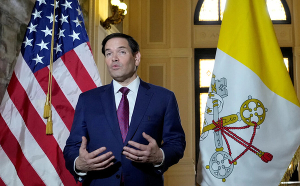 Marco Rubio au Vatican pour apaiser les tensions avec le Pape