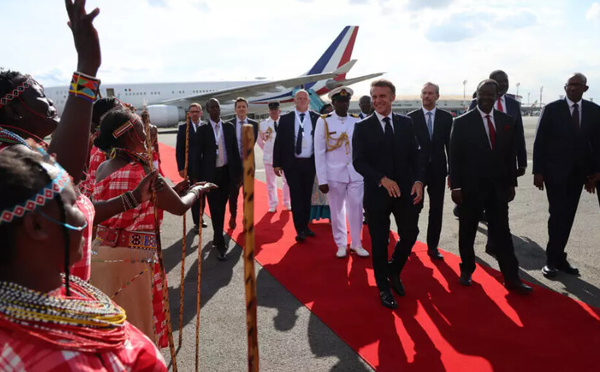 Emmanuel Macron au Kenya: le président français poursuit sa tournée en prélude au sommet «Africa Forward»