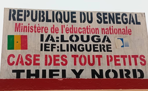 Education: Le maire Aly Ngouille Ndiaye inaugure des cases des Tout-Petits à Linguère