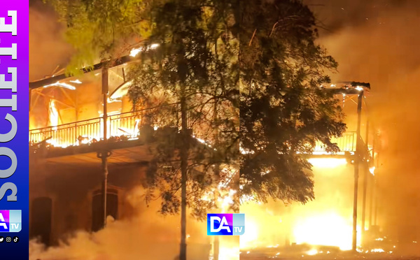 Un symbole du Cayor disparaît : l’ancienne gare historique  de Ndande ravagée par un incendie