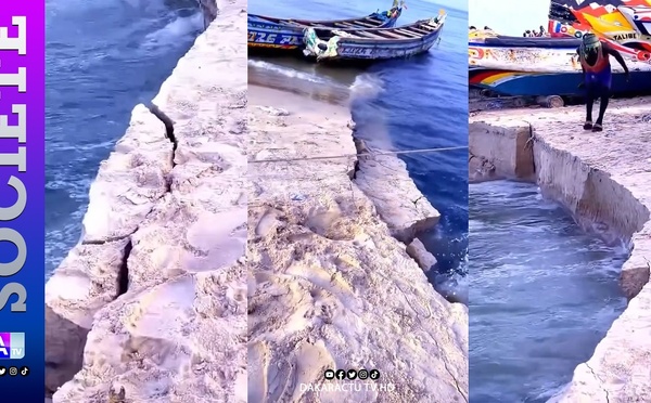 Érosion côtière à Djifer : la mer grignote le littoral et menace les pêcheurs du Saloum