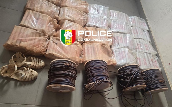 Poste de surveillance de Diyabougou : la Police des frontières saisit un important lot de matériel explosif