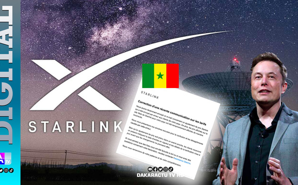 Tarifs Starlink au Sénégal : L'opérateur présente ses excuses et suspend la hausse de 13 000 FCFA