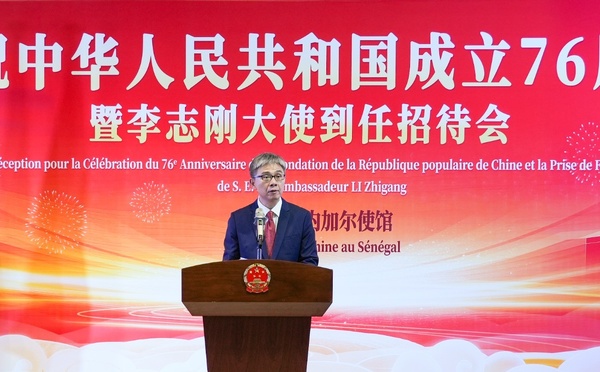 Tendance irréversible vers le grand renouveau de la nation chinoise et rapprochement inéluctable entre les  deux rives du détroit de Taiwan ( SEM M. LI Zhigang, Ambassadeur )