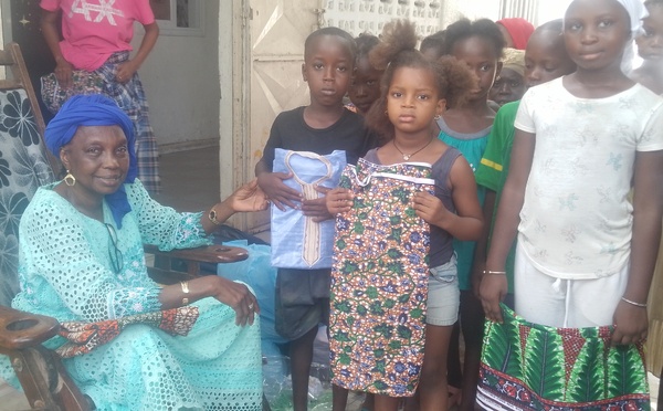 ‎Tabaski/Kolda : Mme Gnagna Fall Ba habille plus de mille enfants et adultes issus de couches vulnérables...