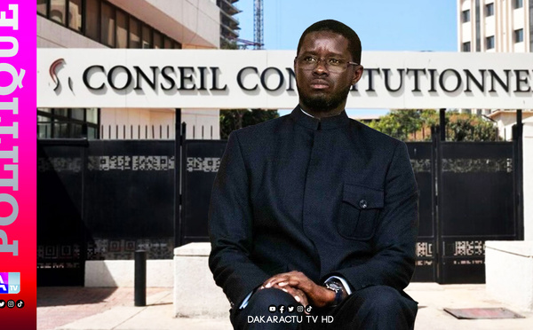 Assemblée nationale : Diomaye saisit le Conseil constitutionnel avant le vote sur Sonko