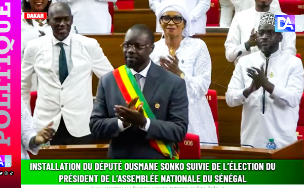 Sénégal: Ousmane Sonko élu président de l’Assemblée nationale