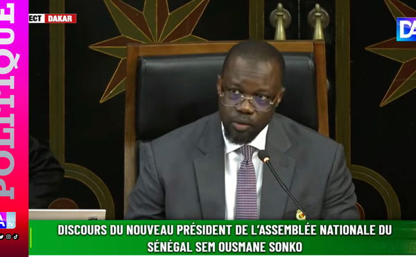 Ousmane Sonko après son élection : « Je n’utiliserai pas cette assemblée pour nourrir des vendettas personnelles »