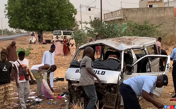 Kaolack: Un accident fait 18 blessés dont 12 dans un état grave 