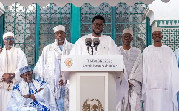 Tabaski 2026 : Le Président de la République; Bassirou Diomaye Faye  appelle à l’unité, au partage et aux prières pour la Nation