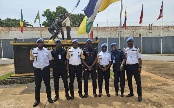 29 Mai-Journée internationale des Casques bleus : la Police sénégalaise rend hommage à ses soldats de la paix